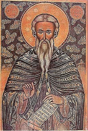An icon of St John of Rila.