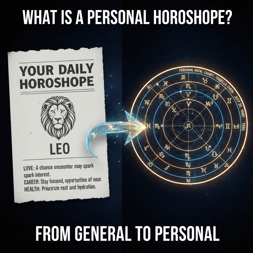 Символично изображение на личен хороскоп