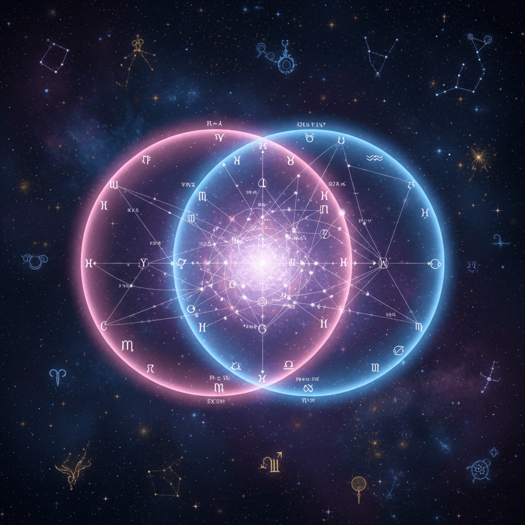 Символично изображение на синастрия от Врачка