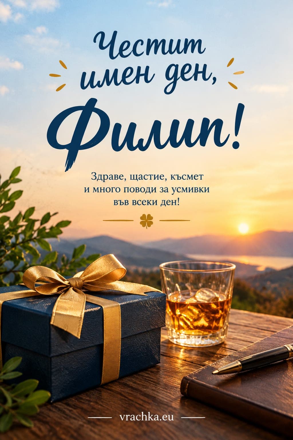Картичка за имен ден на Филип