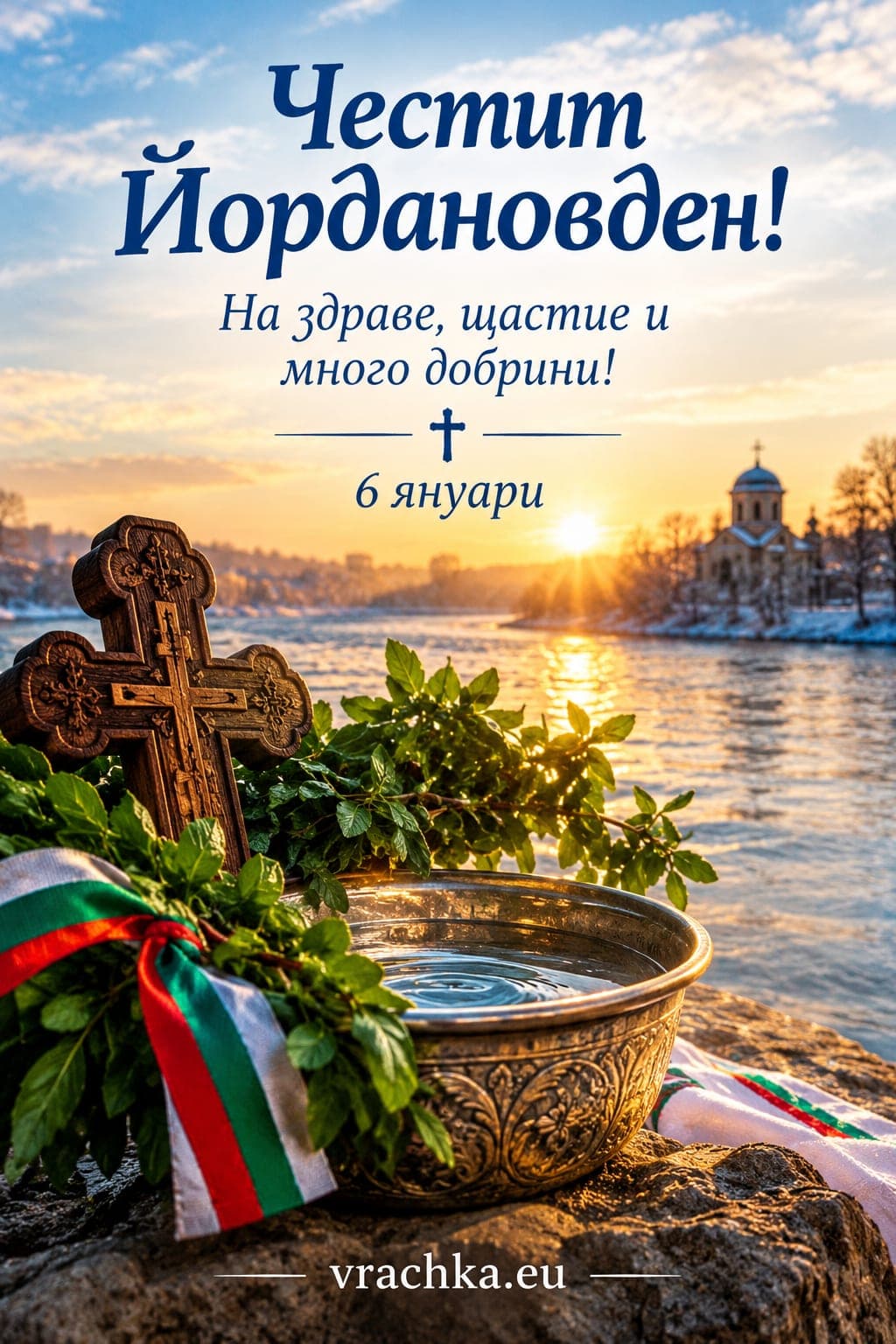 Картичка за Йордановден, 6 януари