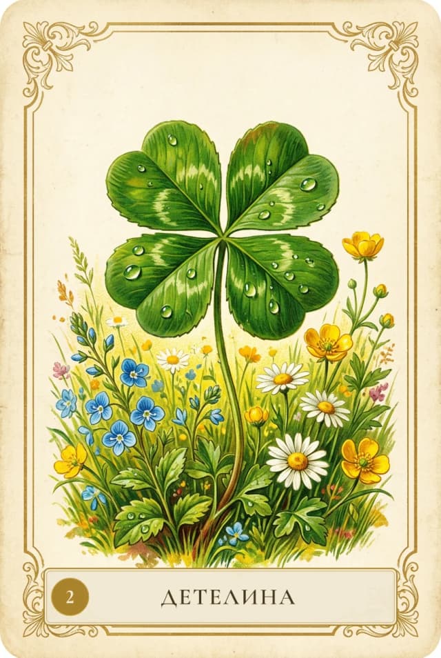 Lenormand card Clover