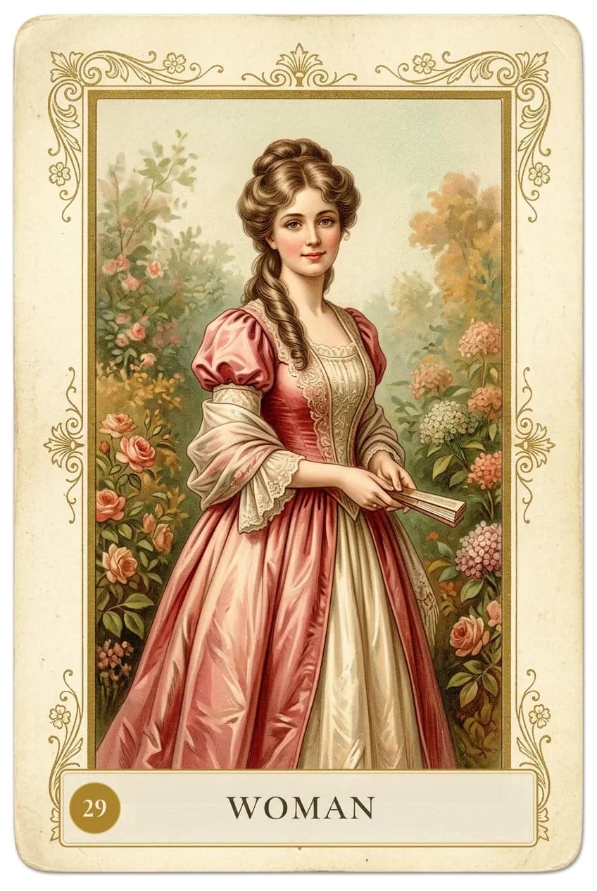 Lenormand card Woman