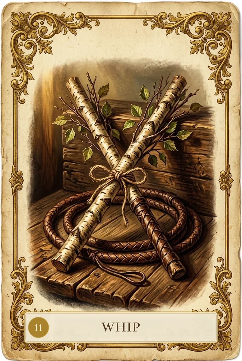 Lenormand card Whip