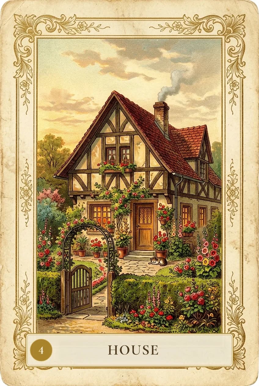 Lenormand card House