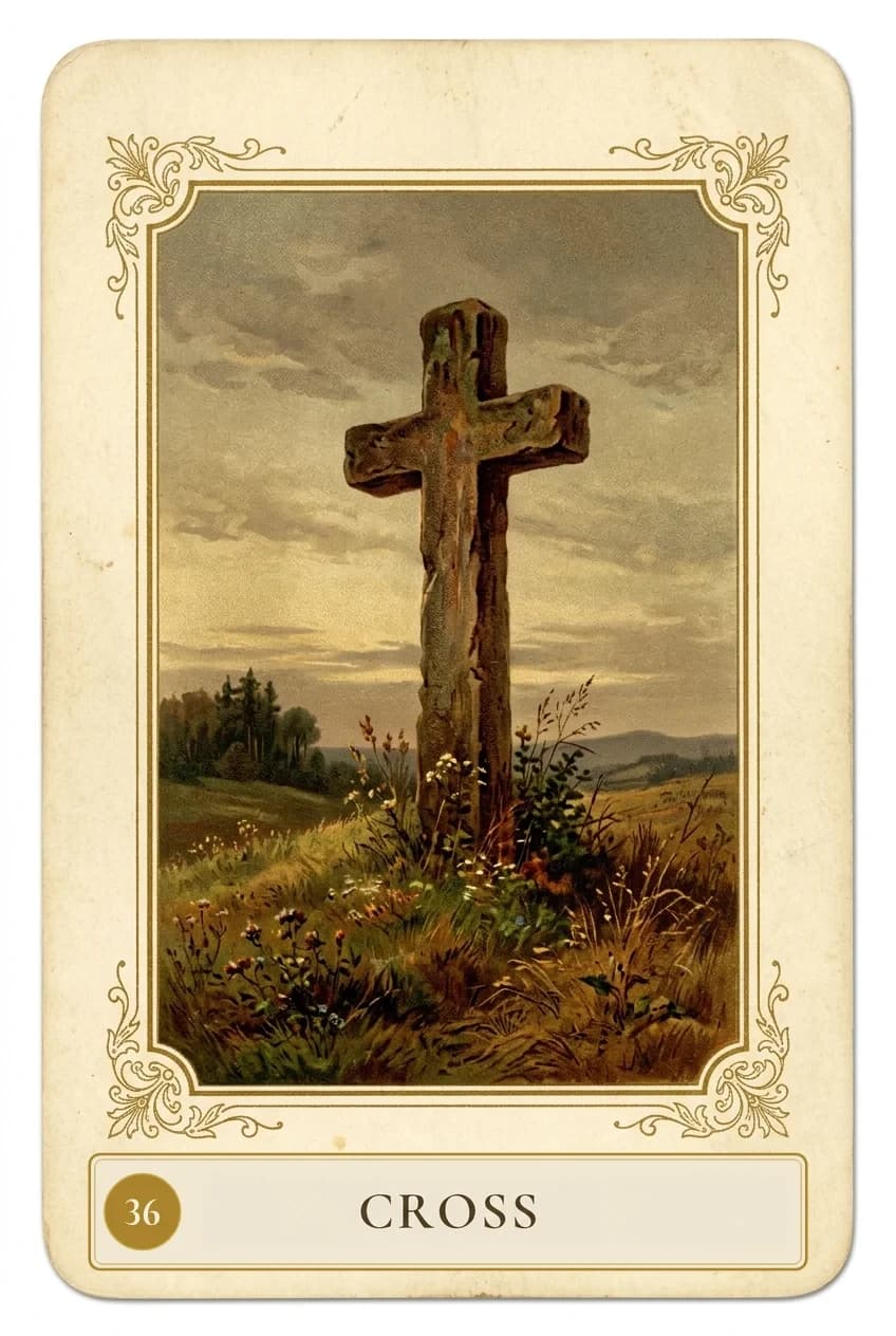 Lenormand card Cross