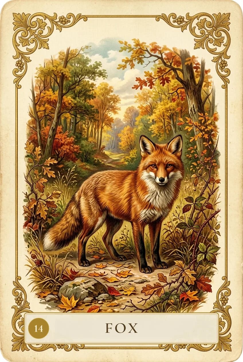 Lenormand card Fox