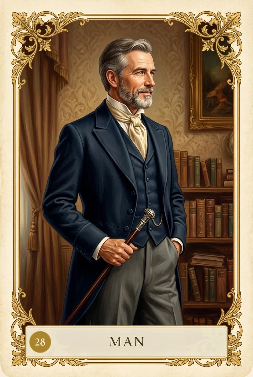 Lenormand card Man