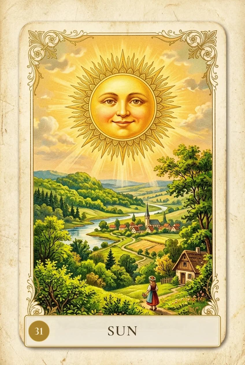 Lenormand card Sun