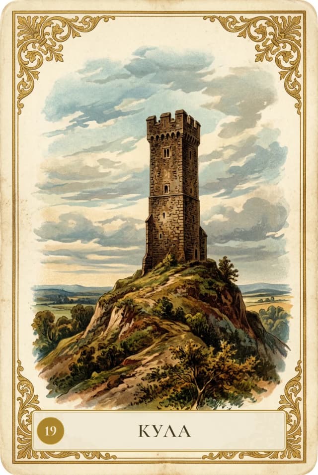 Lenormand card Tower