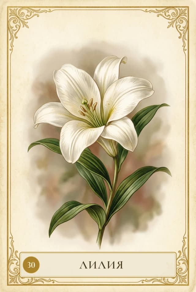 Lenormand card Lily