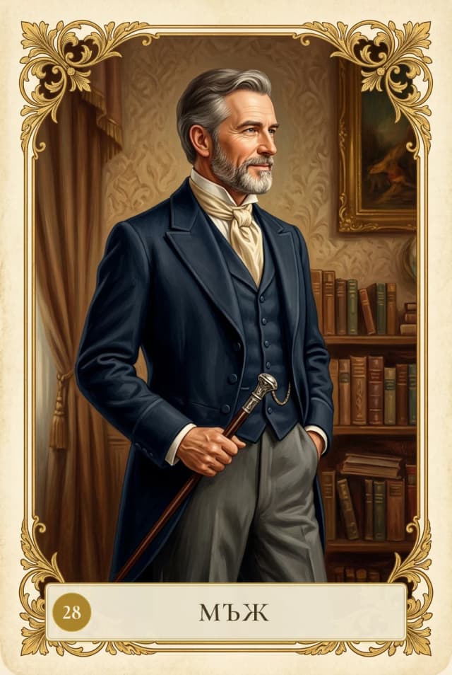 Lenormand card Man