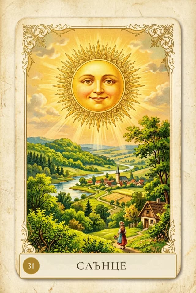 Lenormand card Sun