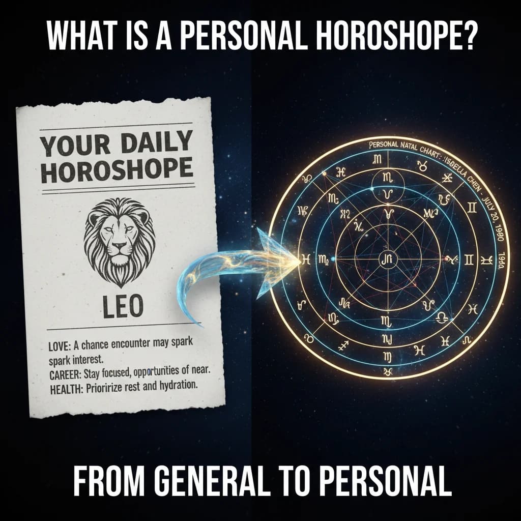 Символично изображение на личен хороскоп