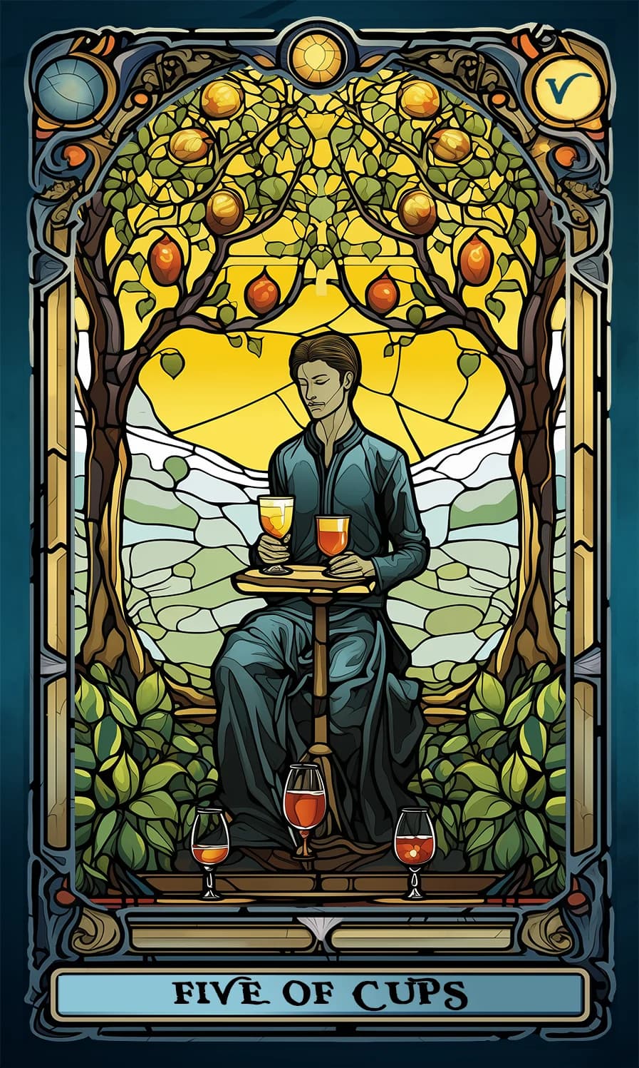 Five of Cups
