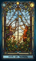 Five of Wands