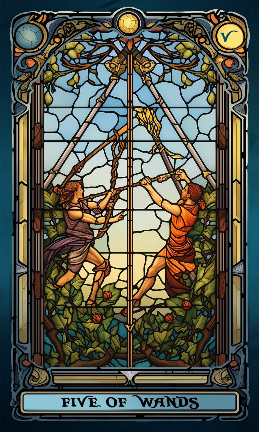 Five of Wands