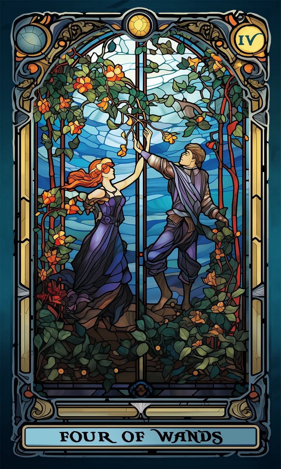 Четворка Жезли