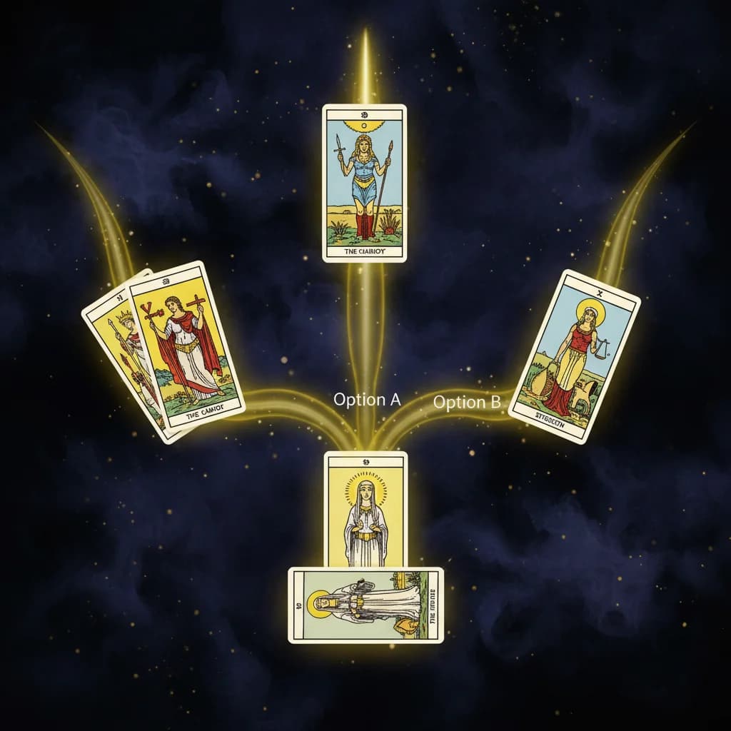 Взимане на Решение - Таро подредба