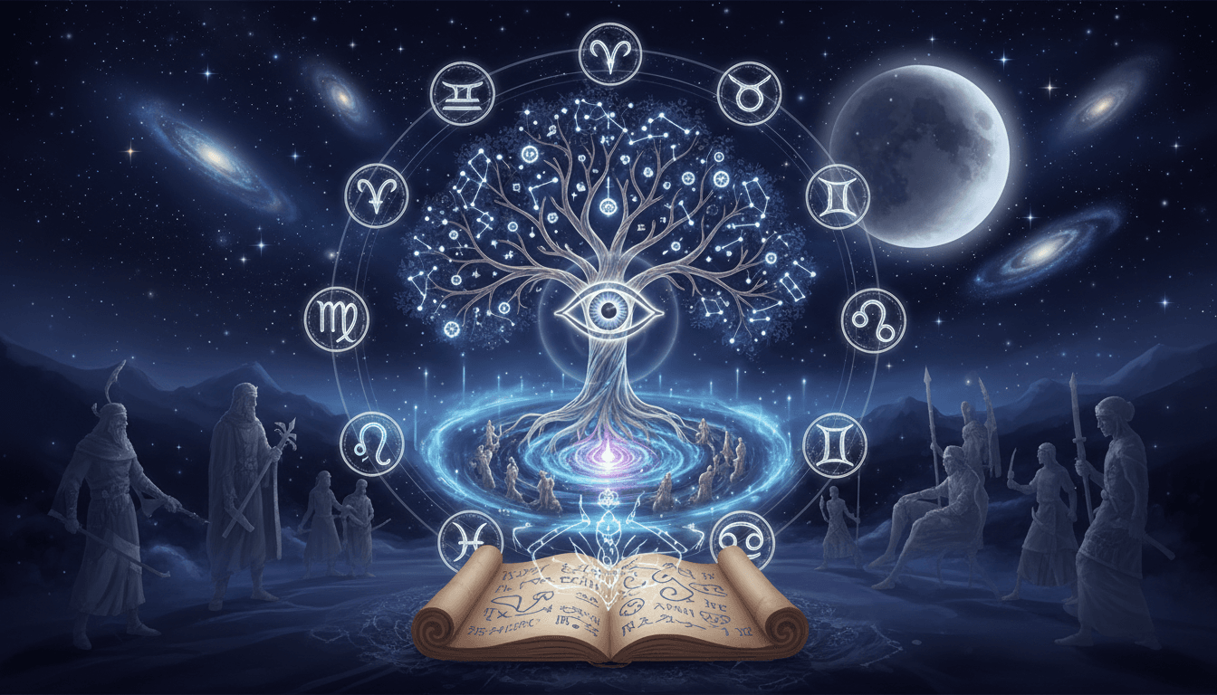 Кармичен хороскоп: Разкриване на минали животи и уроци