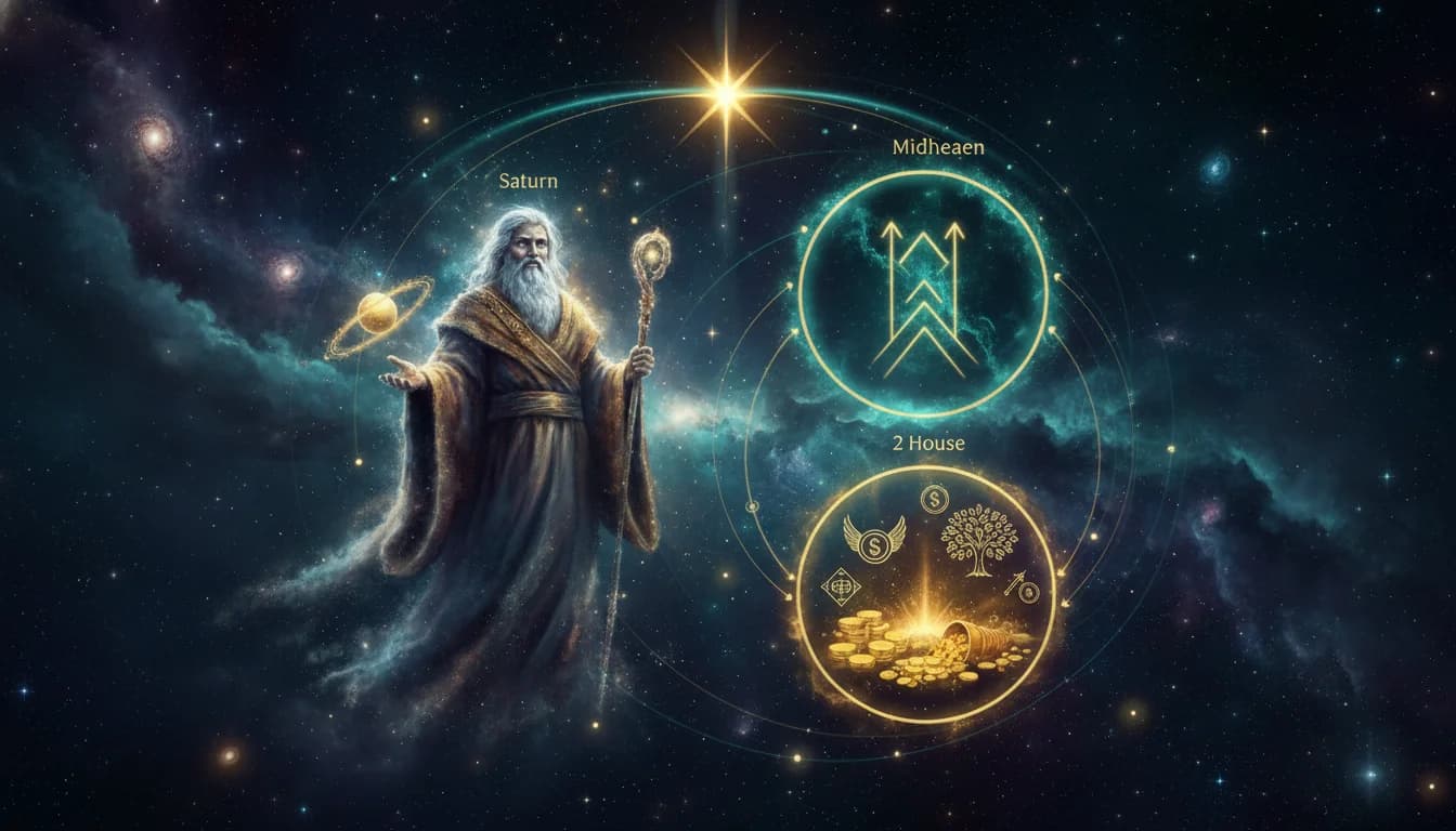 Кариерни индикатори - Сатурн, 10-ти дом, финансов потенциал