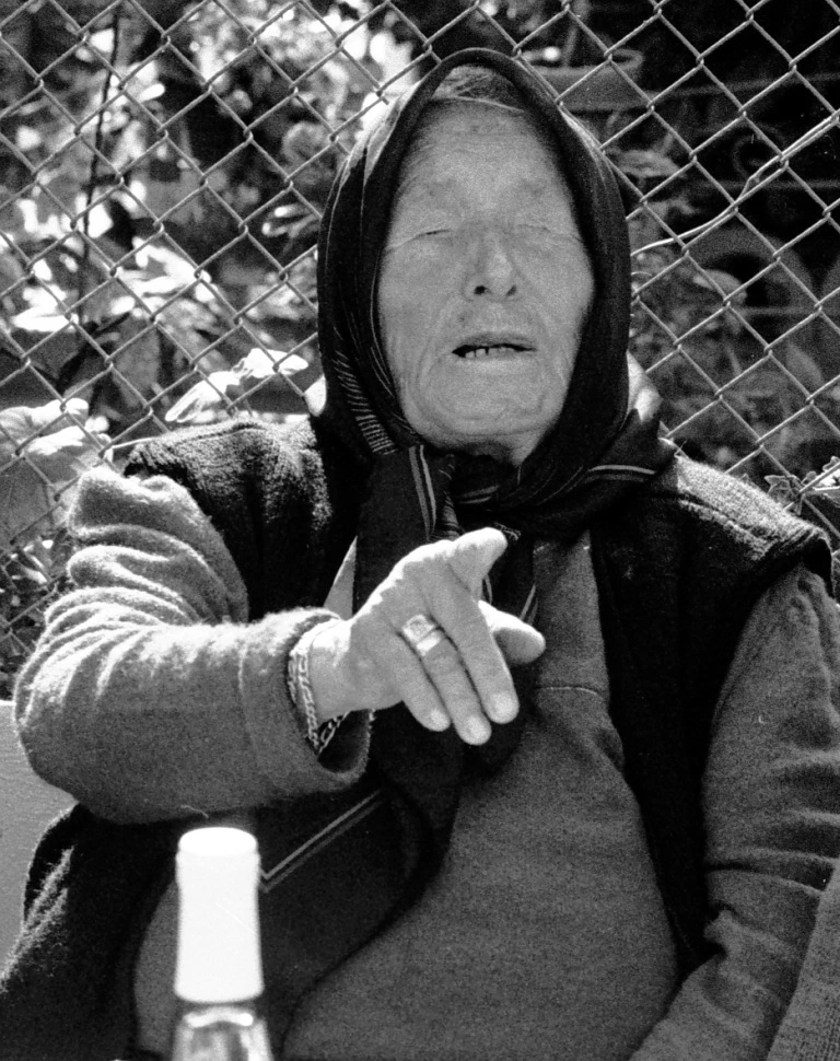 Ванга, фотография на Виктор Гилтяй, 1994 г.