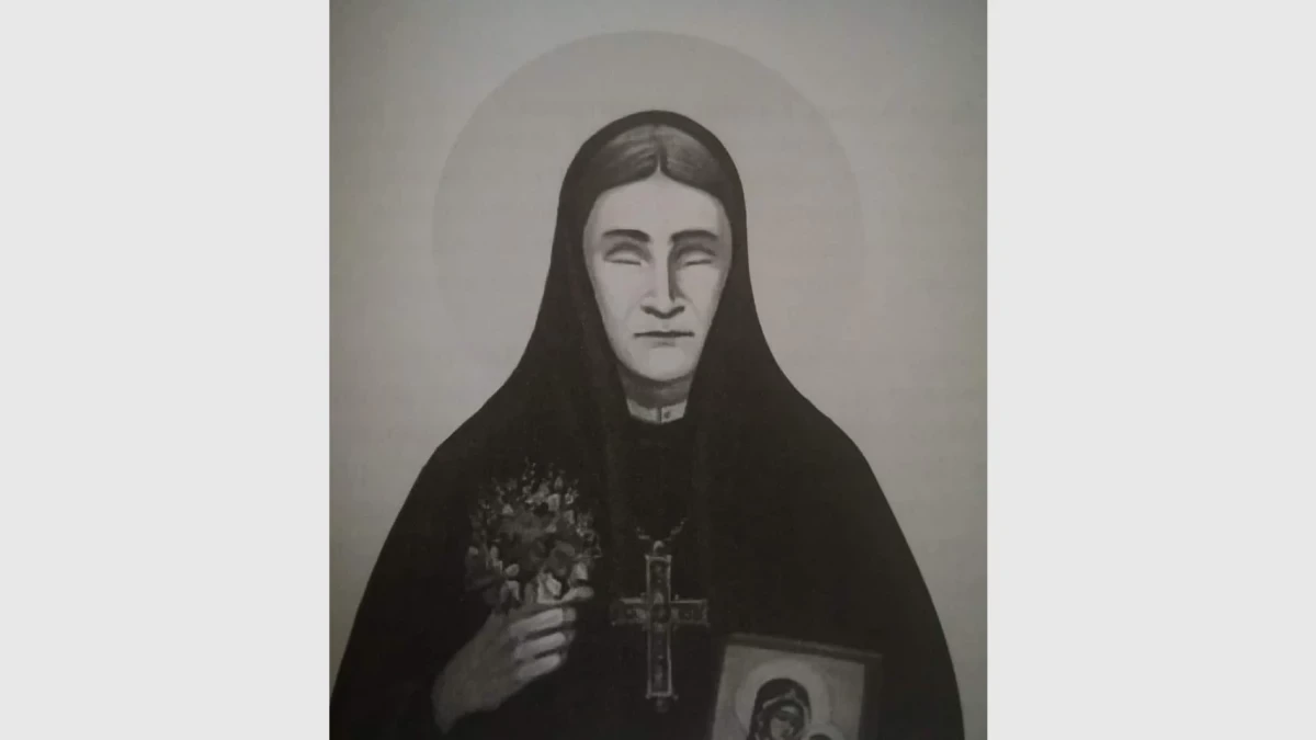 Рисуван портрет на Стойна.